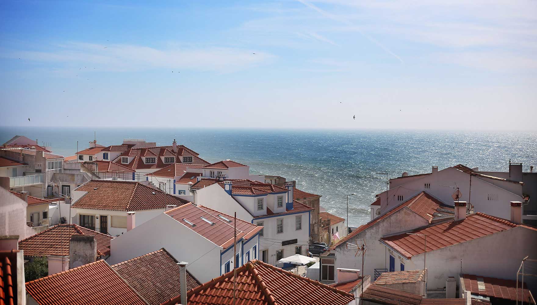 varanda com vista para o mar