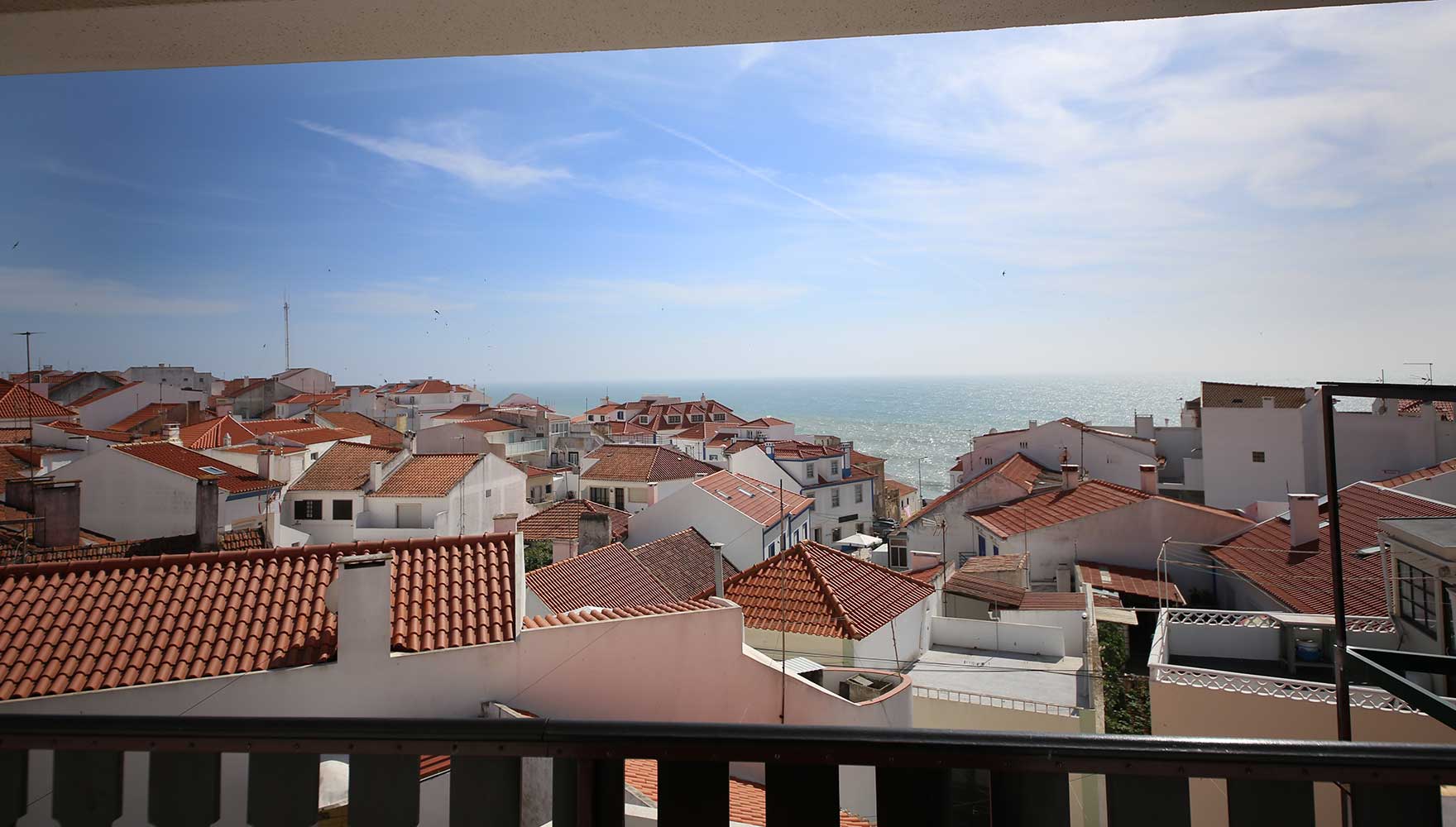 varanda com vista para o mar