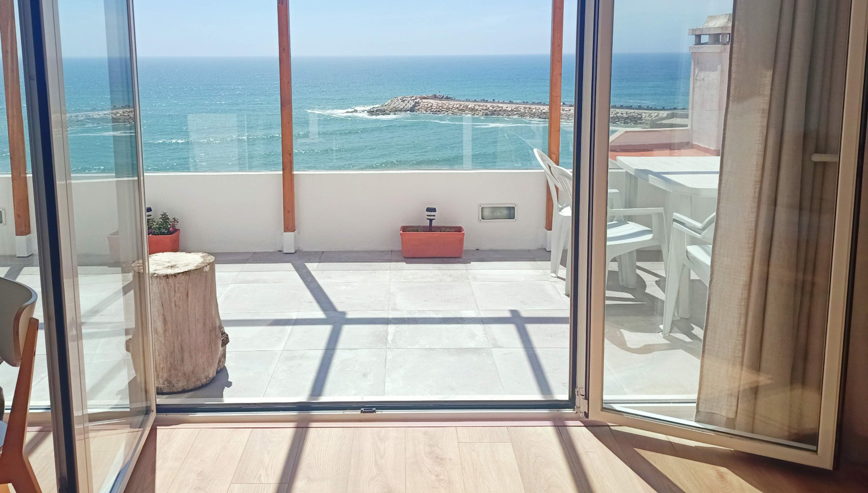 view from living room