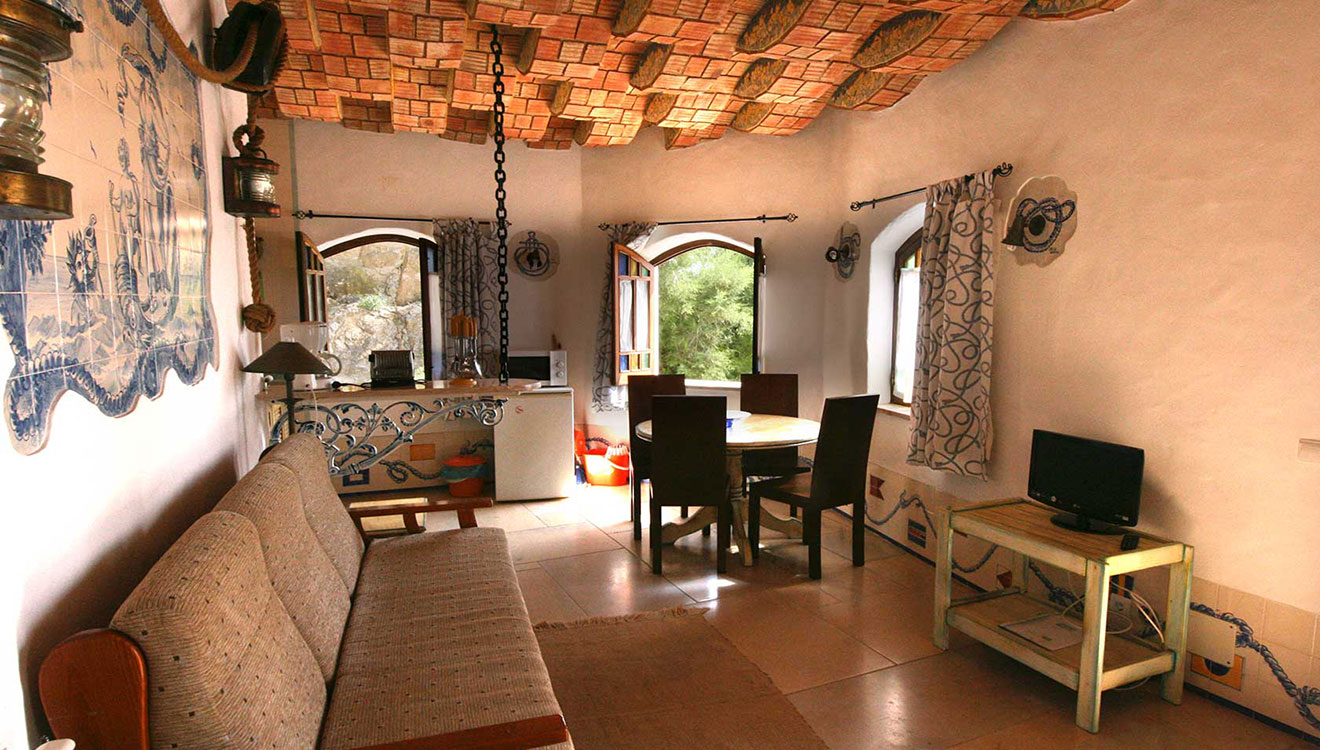 one of the villas - livingroom